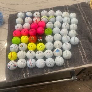 Golf balls pro v 1 and tp5 $1 and every other ball is $0.50